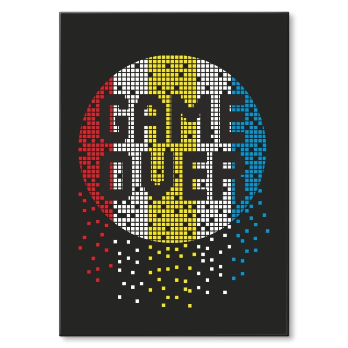 Plakat metalowy Game Over Prezent