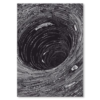 Plakat metalowy Wir Prezent