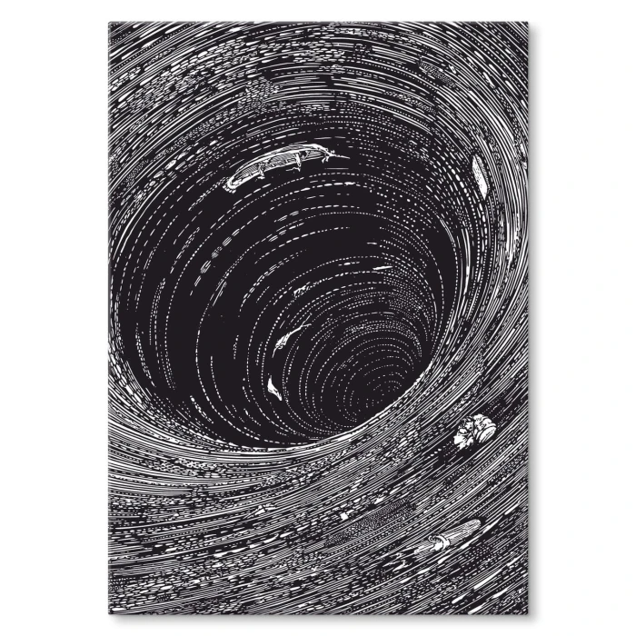 Plakat metalowy Wir Prezent