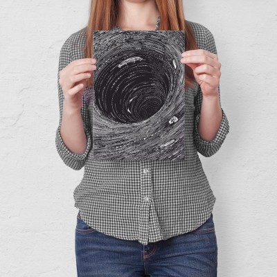 Plakat metalowy Wir Prezent