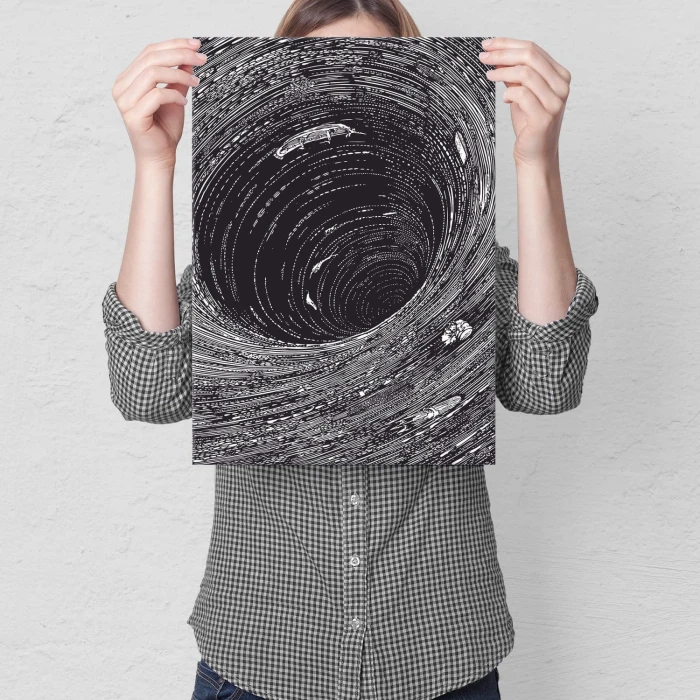 Plakat metalowy Wir Prezent