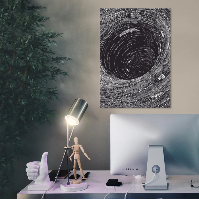 Plakat metalowy Wir Prezent