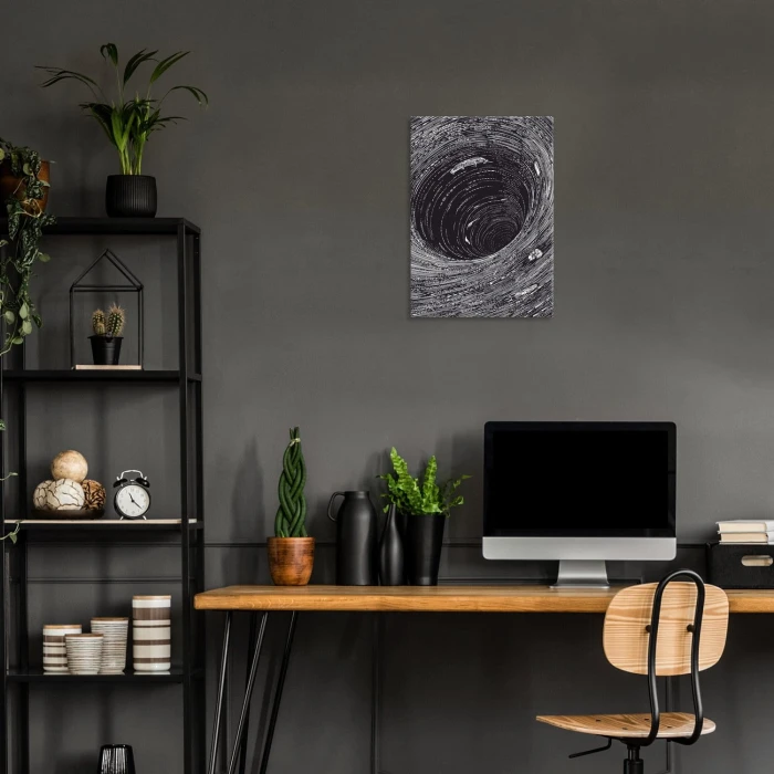 Plakat metalowy Wir Prezent