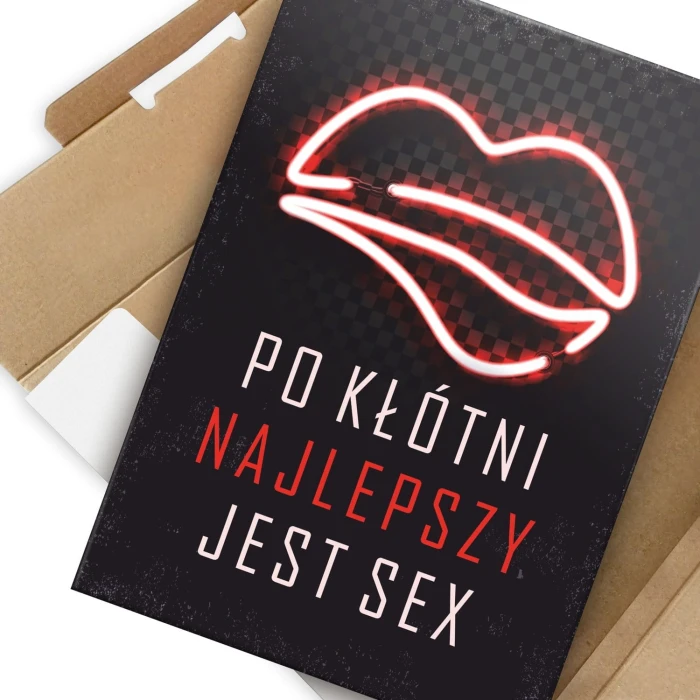 Plakat metalowy Po kłótni najlepszy jest sex Prezent