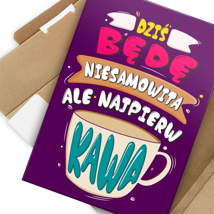 Plakat metalowy Dziś będę niesamowita Prezent
