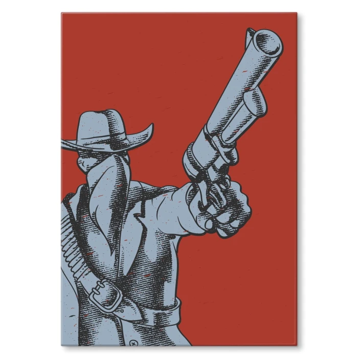 Plakat metalowy Bandit Prezent