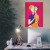Plakat metalowy popart love Prezent