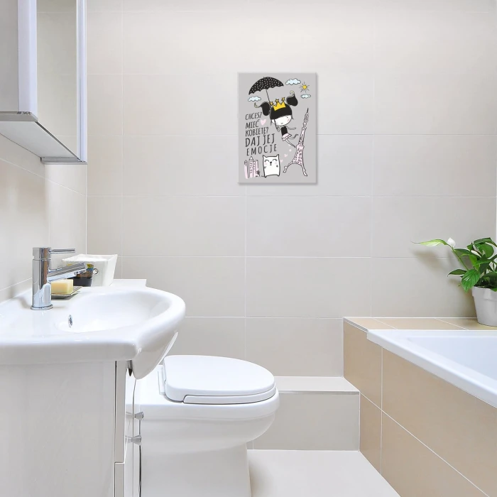 Plakat metalowy Chcesz mieć kobietę Prezent