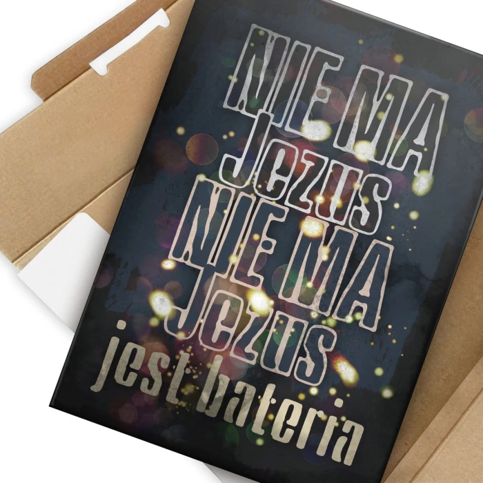 Plakat metalowy Nie ma Jezus Prezent
