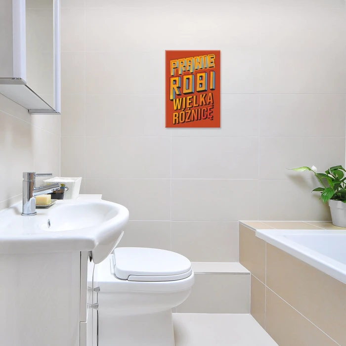 Plakat metalowy Prawie robi różnicę Prezent
