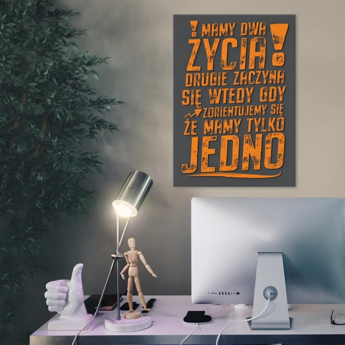 Plakat metalowy Mamy 2  życia Prezent