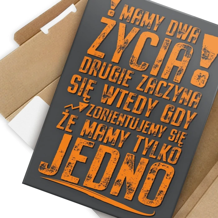 Plakat metalowy Mamy 2  życia Prezent