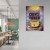 Plakat metalowy Coffee power Prezent