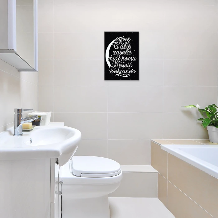 Plakat metalowy Dobranoc Prezent