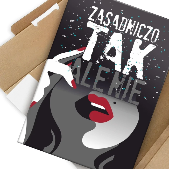 Plakat metalowy Zasadniczo tak Prezent