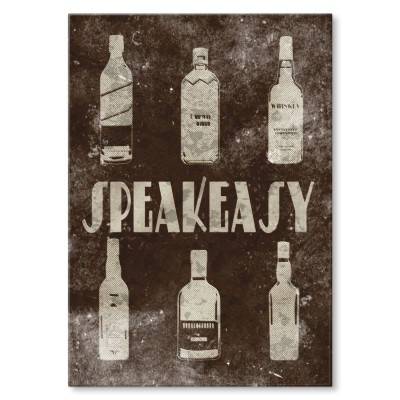 Plakat metalowy Speakeasy Prezent