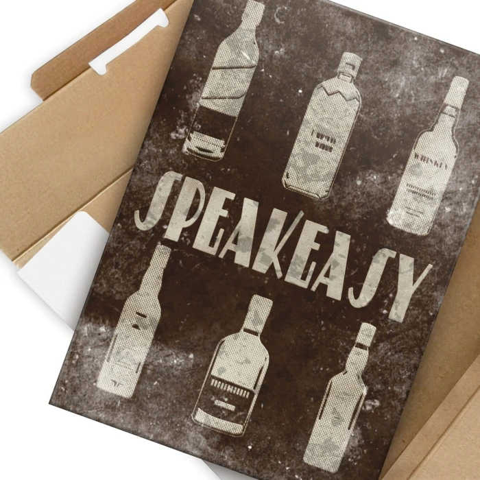 Plakat metalowy Speakeasy Prezent