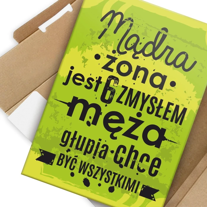 Plakat metalowy 6 zmysł męża Prezent
