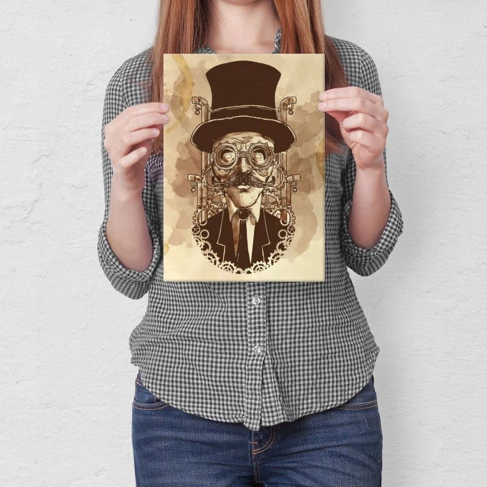 Plakat metalowy Zegarmistrz Prezent