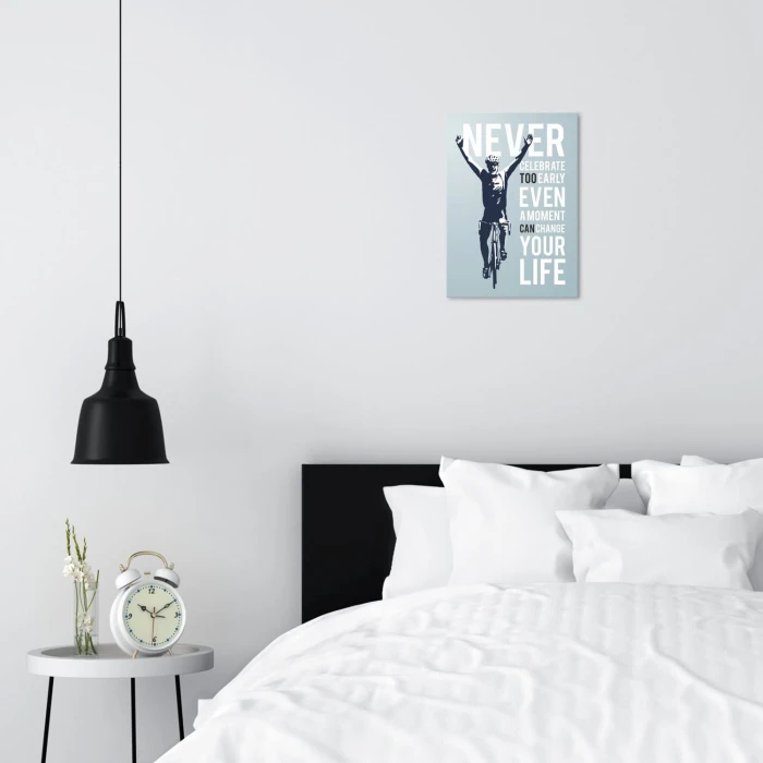 Plakat metalowy Nie ciesz się zbyt wcześnie Prezent