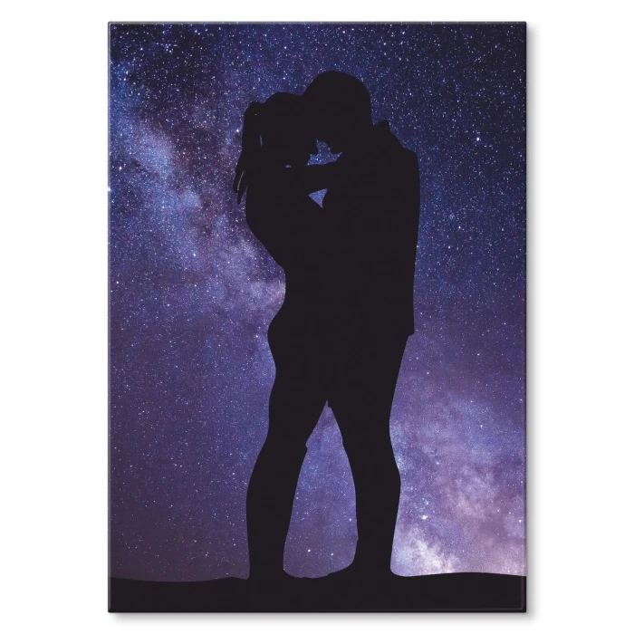 Plakat metalowy Sky couple Prezent