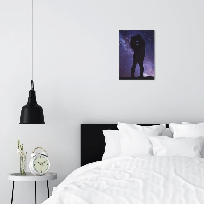 Plakat metalowy Sky couple Prezent