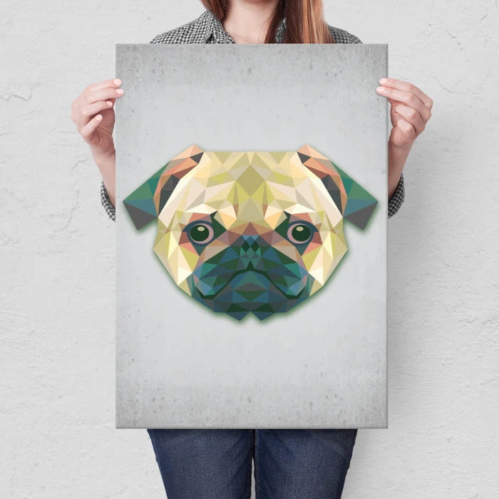 Plakat metalowy Pies graf Prezent