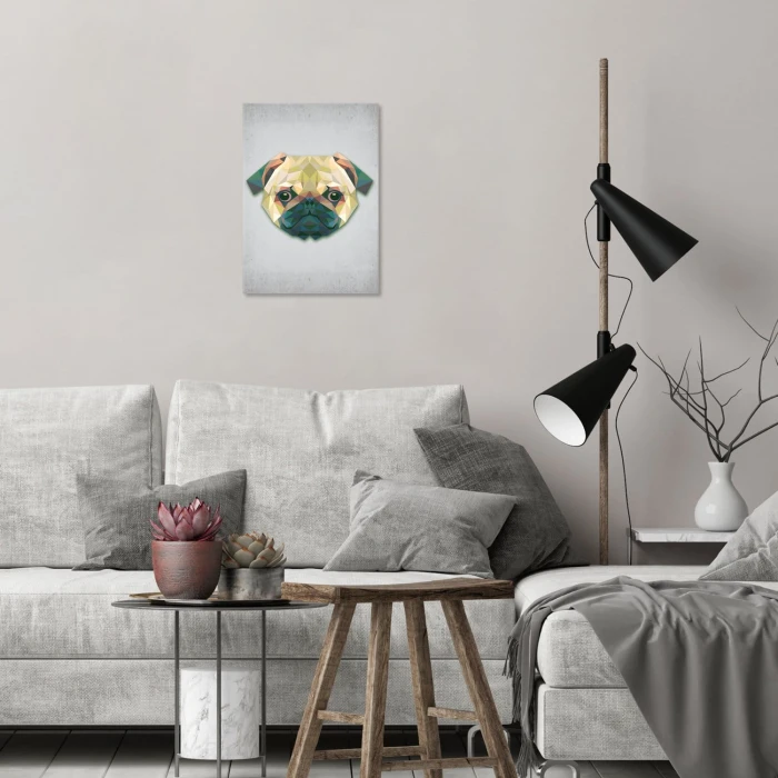 Plakat metalowy Pies graf Prezent