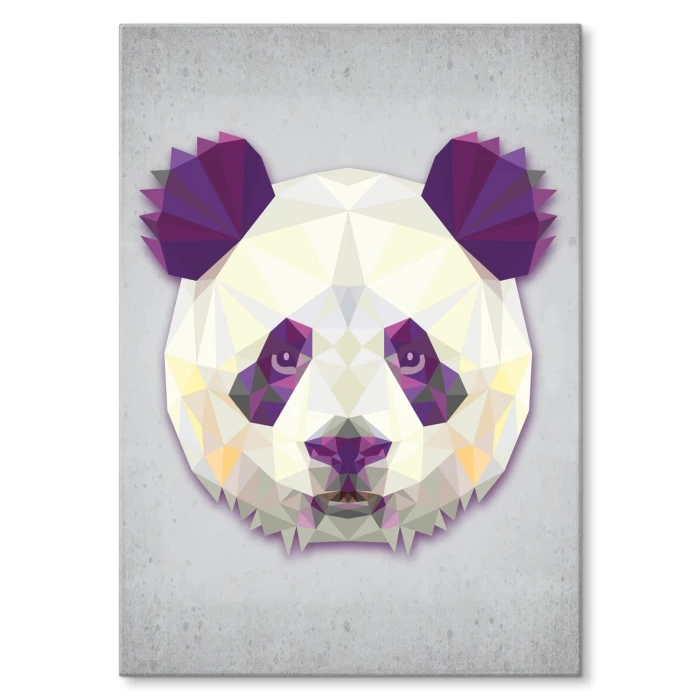 Plakat metalowy Panda graf Prezent
