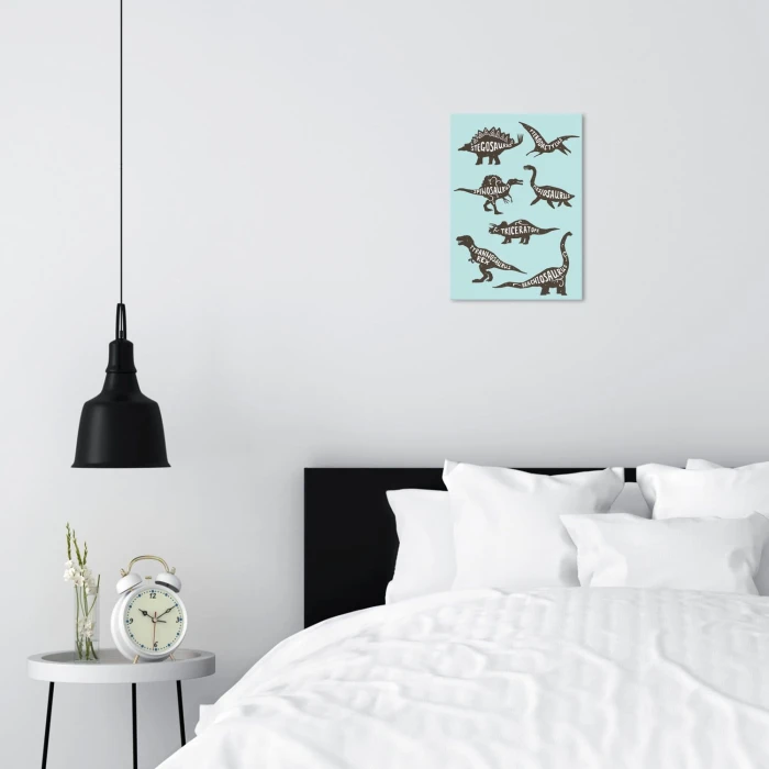 Plakat metalowy Dinozaury Prezent