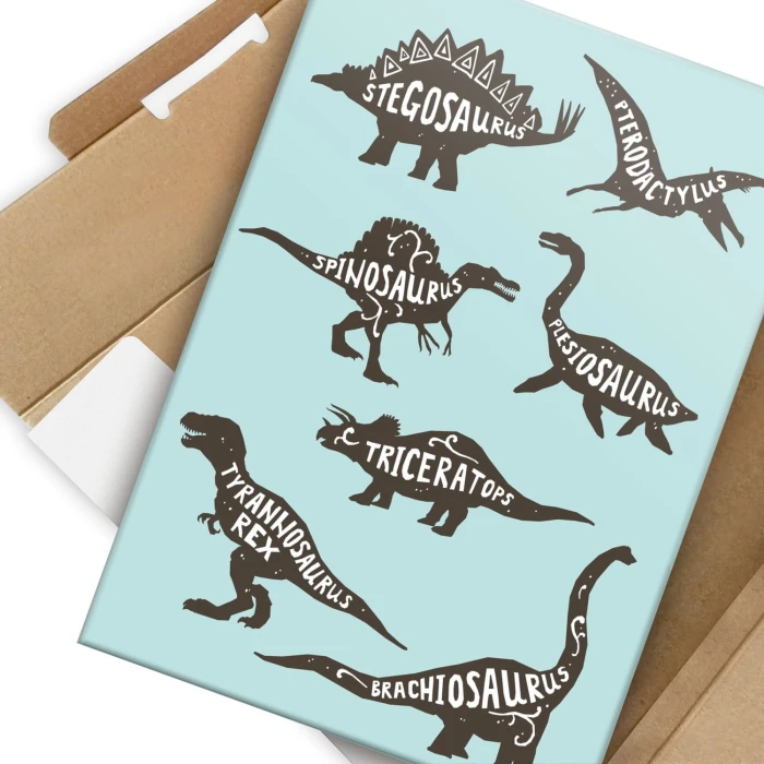 Plakat metalowy Dinozaury Prezent