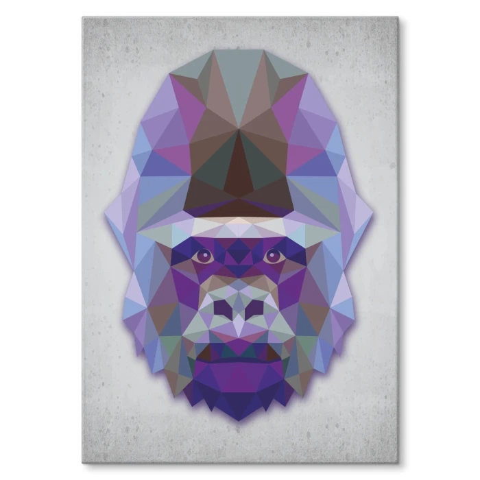 Plakat metalowy Goryl graf Prezent
