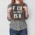 Plakat metalowy FCK all I need is U Prezent