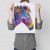 Plakat metalowy Kolorowa zebra Prezent