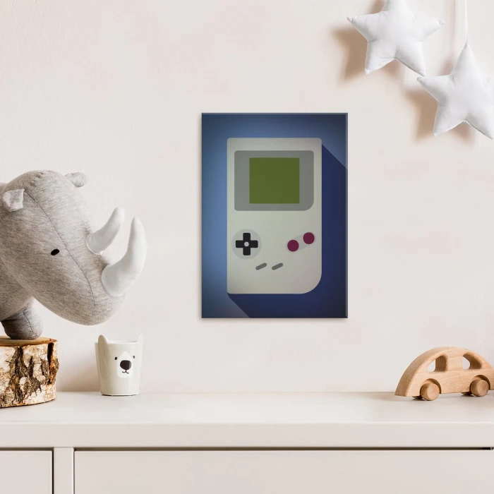 Plakat metalowy Game Boy Prezent