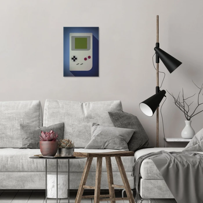 Plakat metalowy Game Boy Prezent