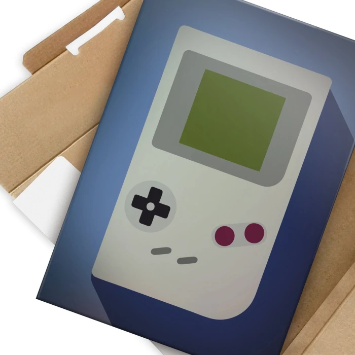 Plakat metalowy Game Boy Prezent