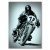 Plakat metalowy Race 17 Prezent