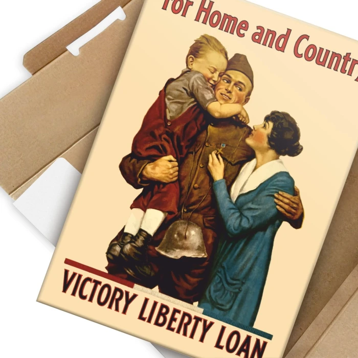Plakat metalowy Victory liberty Prezent