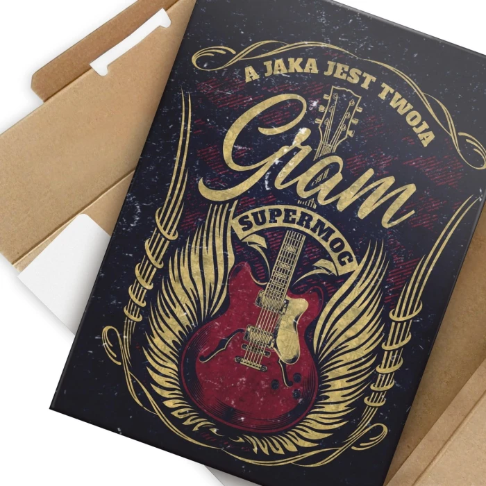 Plakat metalowy Gram Prezent