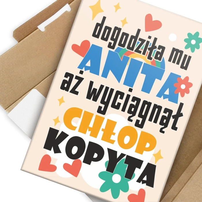 Plakat metalowy Anita Prezent