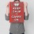 Plakat metalowy Keep calm red Prezent