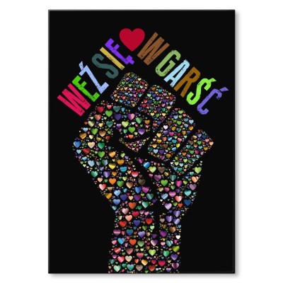 Plakat metalowy Weź się w garść kolor Prezent