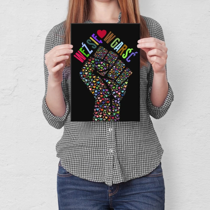 Plakat metalowy Weź się w garść kolor Prezent