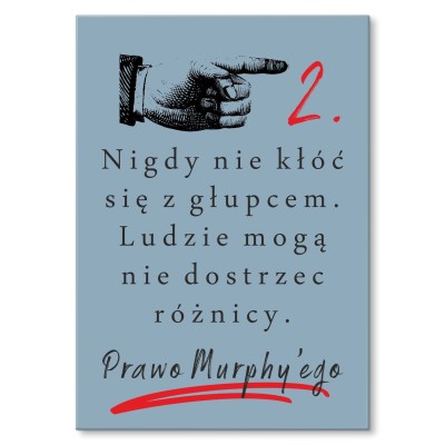 Plakat metalowy Murphy PL2 Prezent