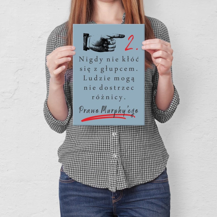 Plakat metalowy Murphy PL2 Prezent