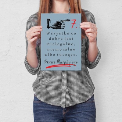 Plakat metalowy Murphy PL7 Prezent