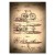 Plakat metalowy Bike boat Patent Prezent