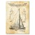 Plakat metalowy Boat Patent Prezent