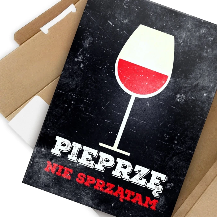 Plakat metalowy Pieprzę nie sprzątem Prezent
